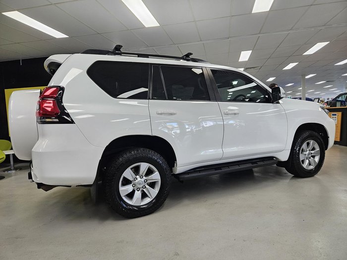 2018 Toyota Landcruiser Prado GXL GDJ150R 4X4 Dual Range Glacier White