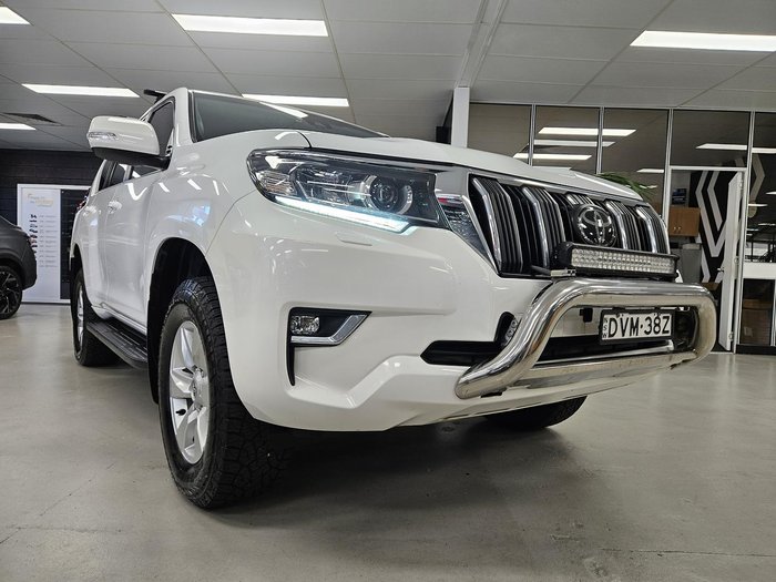 2018 Toyota Landcruiser Prado GXL GDJ150R 4X4 Dual Range Glacier White