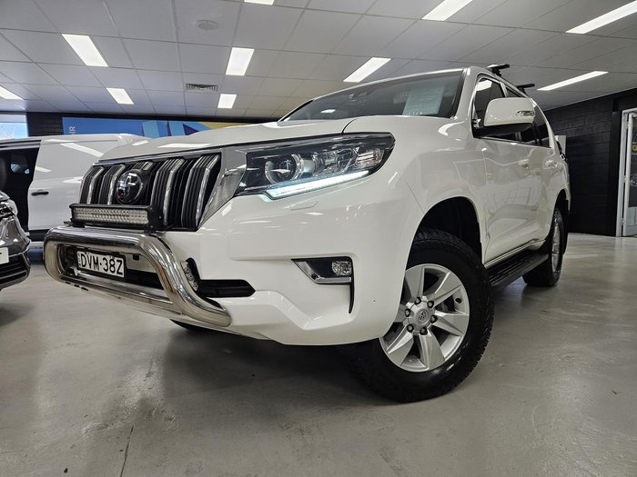 2018 Toyota Landcruiser Prado GXL GDJ150R 4X4 Dual Range Glacier White