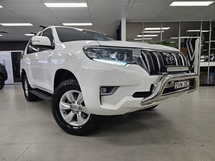 2018 Toyota Landcruiser Prado GXL GDJ150R 4X4 Dual Range Glacier White
