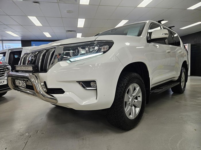 2018 Toyota Landcruiser Prado GXL GDJ150R 4X4 Dual Range Glacier White