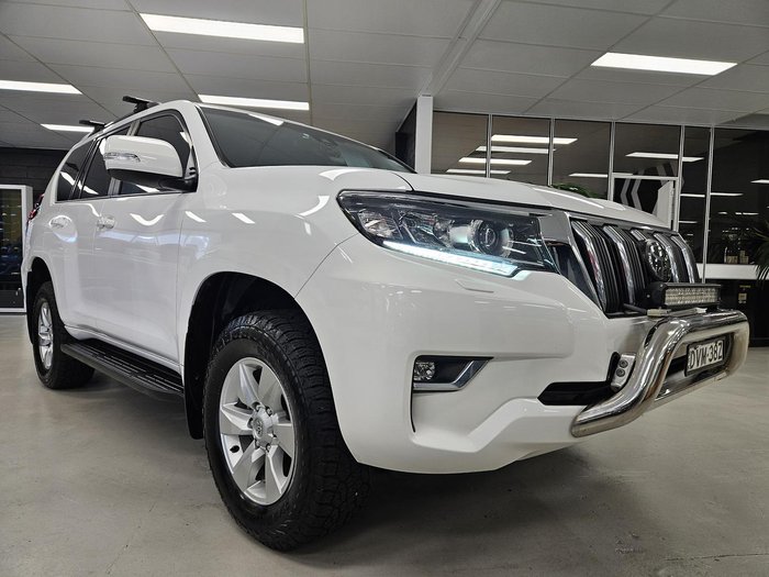 2018 Toyota Landcruiser Prado GXL GDJ150R 4X4 Dual Range Glacier White