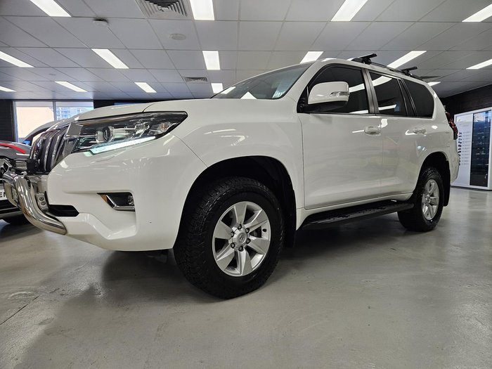2018 Toyota Landcruiser Prado GXL GDJ150R 4X4 Dual Range Glacier White