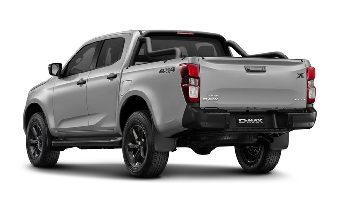 2025 Isuzu D-MAX X-RIDER MY25.5 4X4 Dual Range Mercury Silver