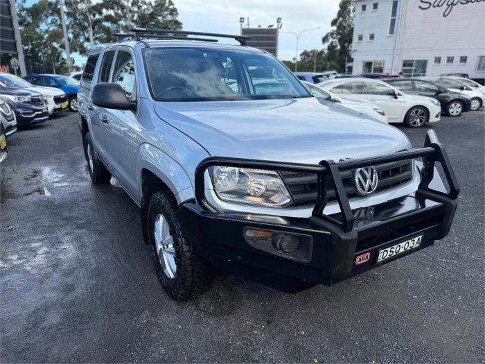 2017 VOLKSWAGEN AMAROK TDI420 CORE EDITION (4x4) 2H MY17 SILVER OR CHROME