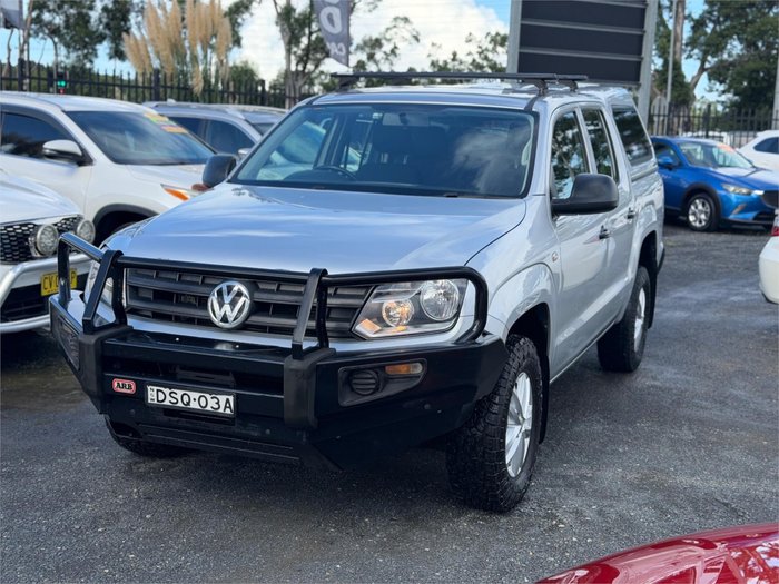 2017 VOLKSWAGEN AMAROK TDI420 CORE EDITION (4x4) 2H MY17 SILVER OR CHROME