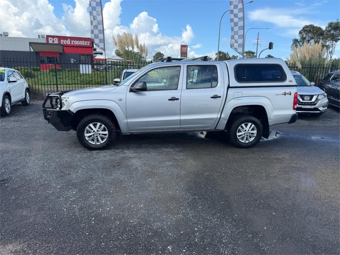 2017 VOLKSWAGEN AMAROK TDI420 CORE EDITION (4x4) 2H MY17 SILVER OR CHROME