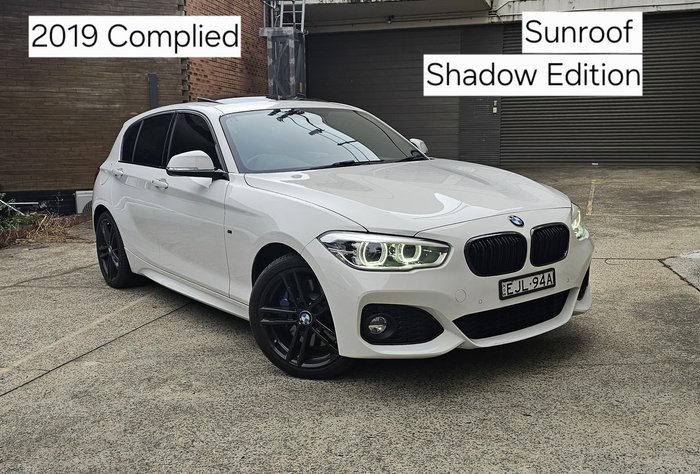 2018 BMW 1 Series 125i M Sport Shadow Edition F20 LCI-2 Alpine White