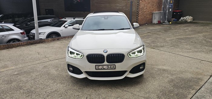 2018 BMW 1 Series 125i M Sport Shadow Edition F20 LCI-2 Alpine White