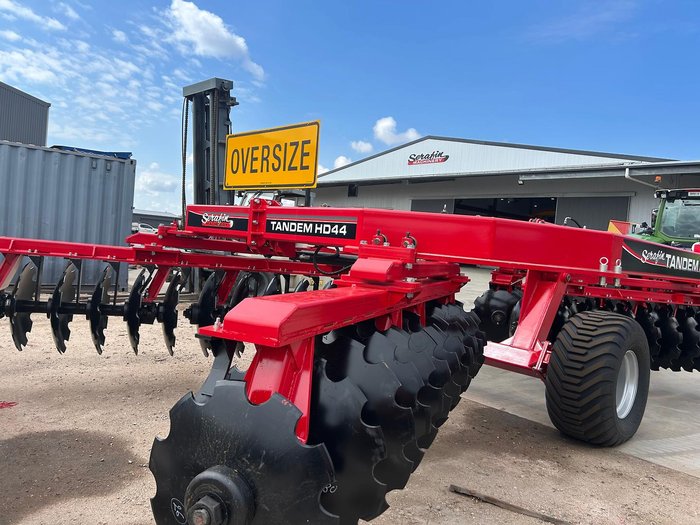0 Serafin Tandem Hd 44 Plate Offset Disc 6.6M New RED