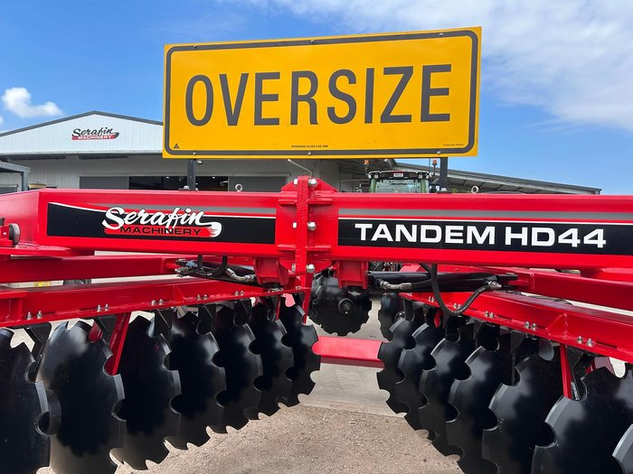 0 Serafin Tandem Hd 44 Plate Offset Disc 6.6M New RED