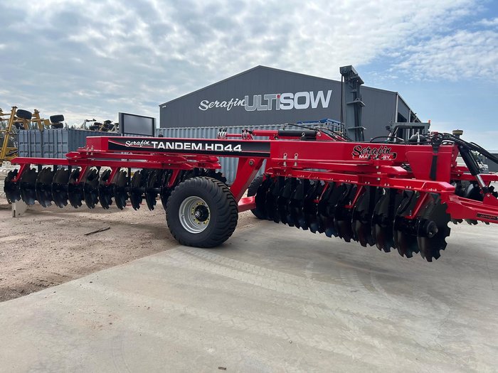 0 Serafin Tandem Hd 44 Plate Offset Disc 6.6M New RED