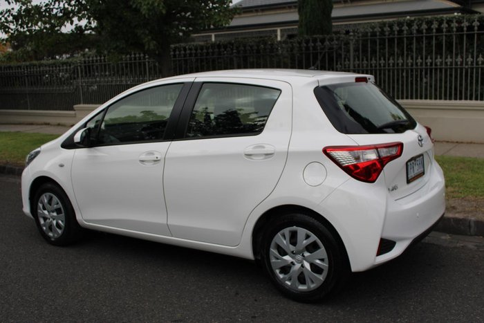 2019 Toyota Yaris Ascent NCP130R Glacier White