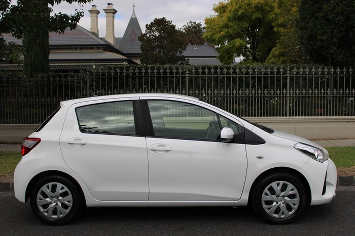 2019 Toyota Yaris Ascent NCP130R Glacier White