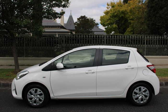 2019 Toyota Yaris Ascent NCP130R Glacier White