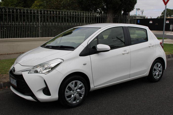 2019 Toyota Yaris Ascent NCP130R Glacier White