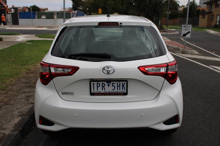 2019 Toyota Yaris Ascent NCP130R Glacier White