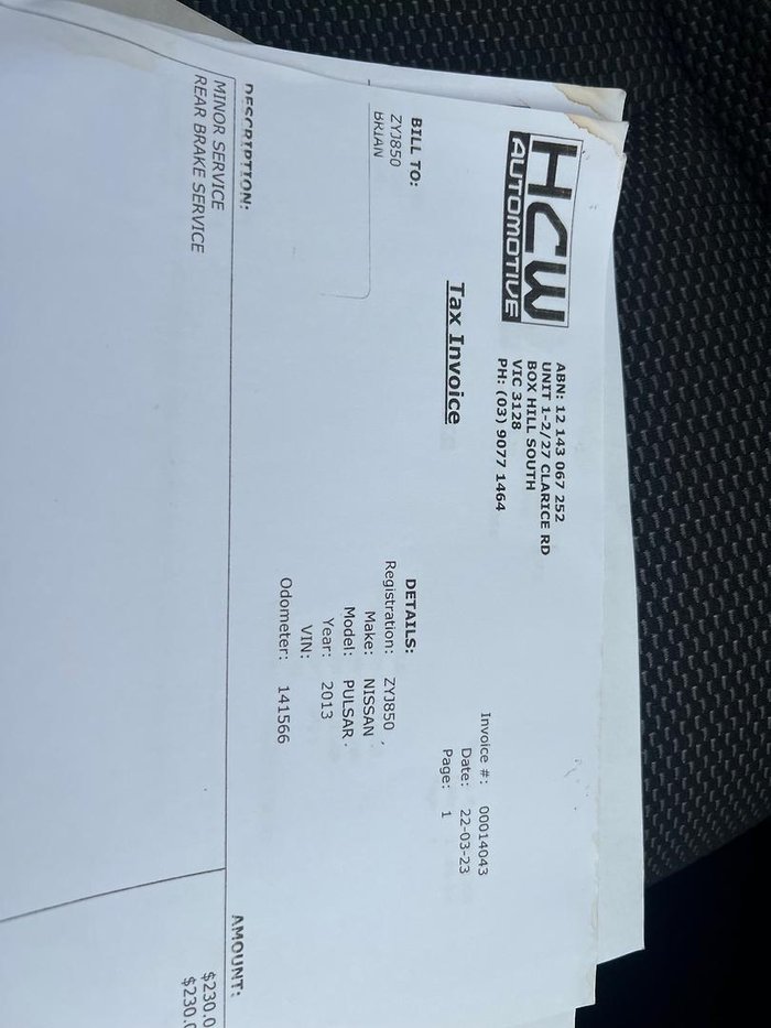 2013 Nissan Pulsar ST