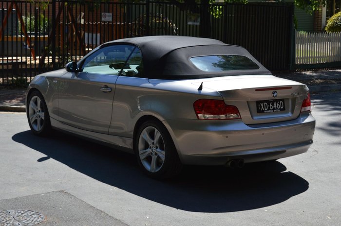 2008 BMW 1 Series 125i E88 Cashmere Silver