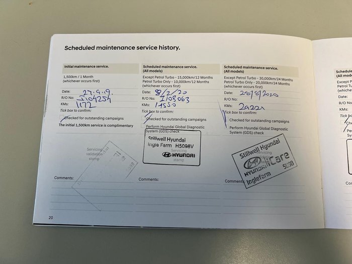 2019 Hyundai Tucson Active TL4 MY20 Pure White