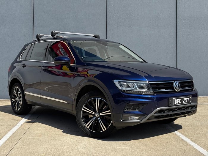2017 Volkswagen Tiguan 132TSI Adventure 5N MY18 Four Wheel Drive Atlantic Blue