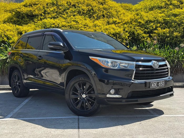 2014 Toyota Kluger Grande GSU55R AWD Eclipse Black