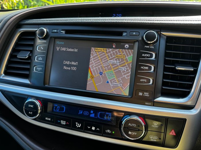 2014 Toyota Kluger Grande GSU55R AWD Eclipse Black