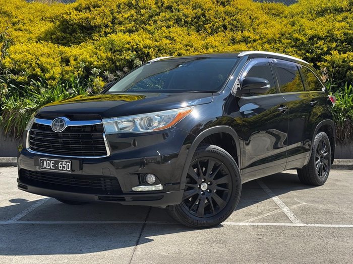 2014 Toyota Kluger Grande GSU55R AWD Eclipse Black