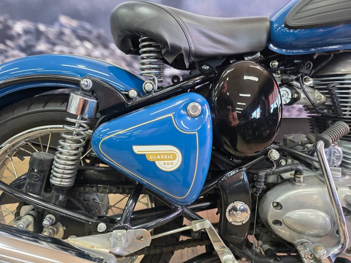 2015 ROYAL ENFIELD (SEE ALSO ENFIEL BULLET 500 CLASSIC ELEC START BLUE