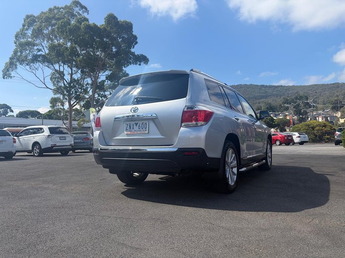 2013 Toyota Kluger Grande GSU40R Silver Pearl