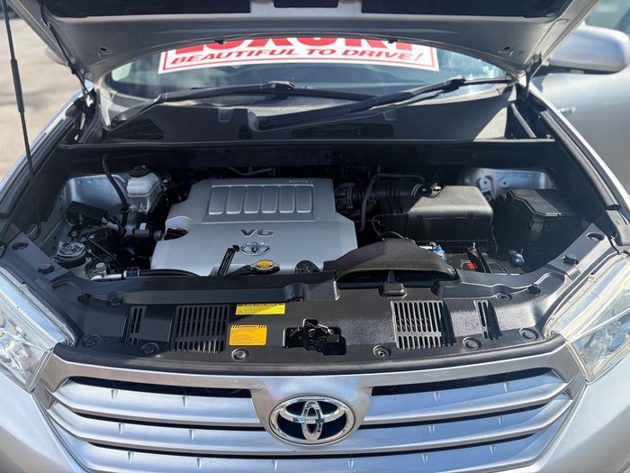 2013 Toyota Kluger Grande GSU40R Silver Pearl