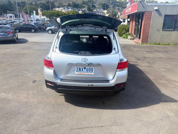 2013 Toyota Kluger Grande GSU40R Silver Pearl