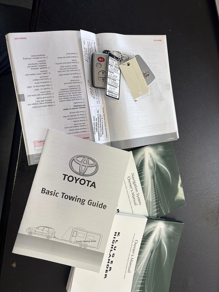 2013 Toyota Kluger Grande GSU40R Silver Pearl