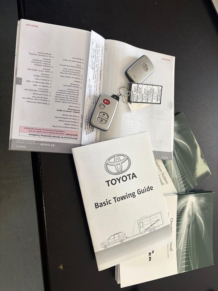 2013 Toyota Kluger Grande GSU40R Silver Pearl