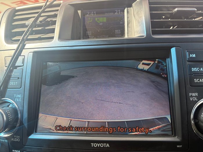 2013 Toyota Kluger Grande GSU40R Silver Pearl