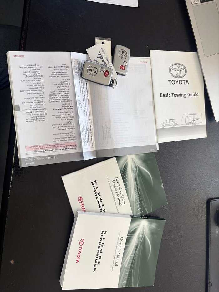 2013 Toyota Kluger Grande GSU40R Silver Pearl