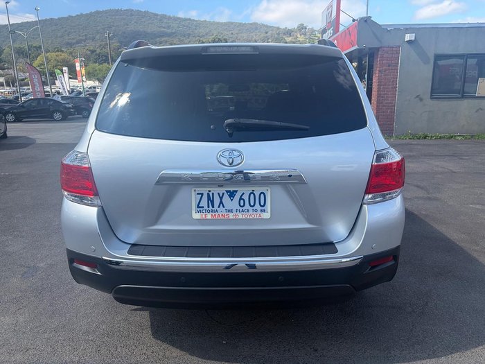 2013 Toyota Kluger Grande GSU40R Silver Pearl