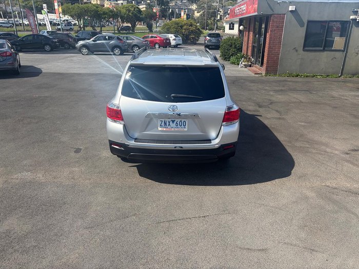 2013 Toyota Kluger Grande GSU40R Silver Pearl