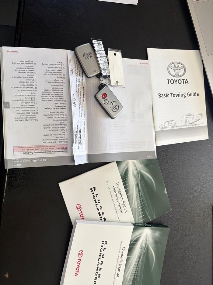 2013 Toyota Kluger Grande GSU40R Silver Pearl