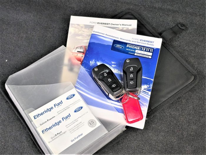 2015 Ford Everest Trend UA 4X4 Dual Range Cool White