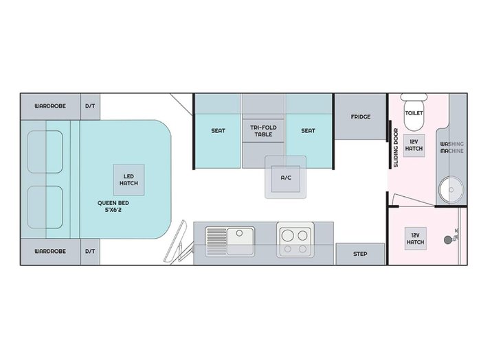 2026 Essential Caravans A Class 186R-1 18'6