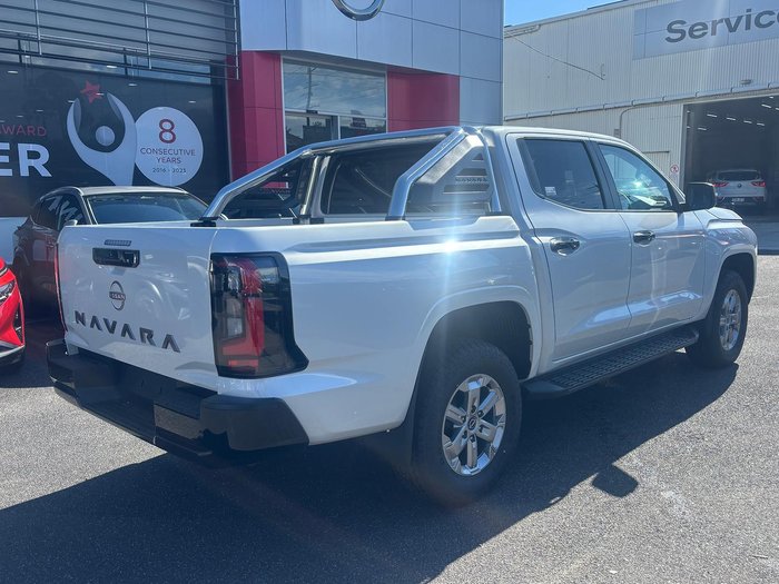 2026 Nissan Navara ST D27 MY26 4X4 Dual Range Blizzard White