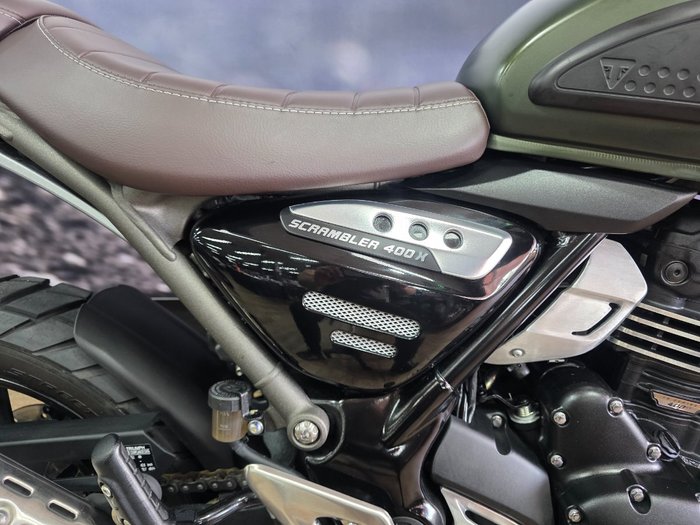 2024 Triumph SCRAMBLER 400 X GREEN