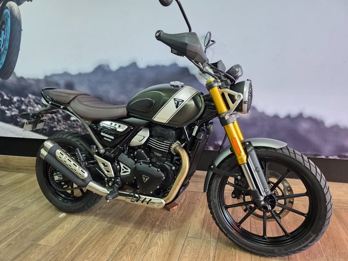 2024 Triumph SCRAMBLER 400 X GREEN