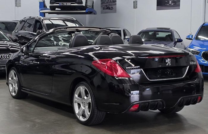 2009 Peugeot 308 CC T7 Perla Nera Black