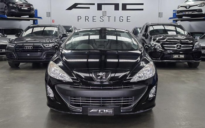 2009 Peugeot 308 CC T7 Perla Nera Black