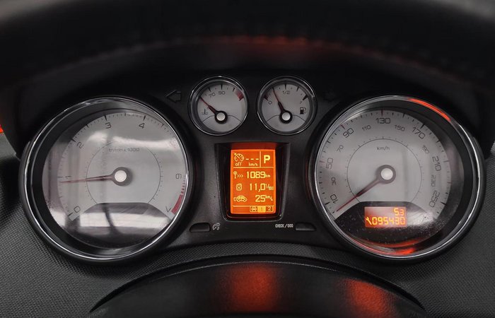 2009 Peugeot 308 CC T7 Perla Nera Black