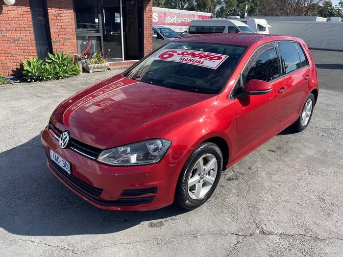 2014 Volkswagen Golf 90TSI 7 MY14 Sunset Red