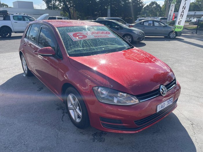 2014 Volkswagen Golf 90TSI 7 MY14 Sunset Red