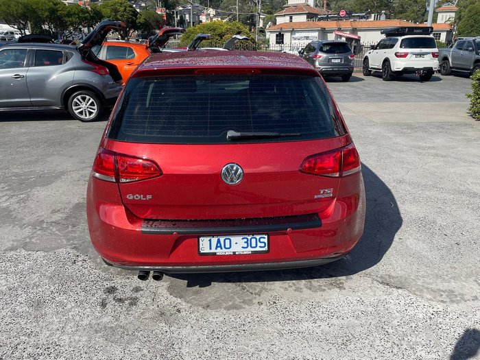 2014 Volkswagen Golf 90TSI 7 MY14 Sunset Red